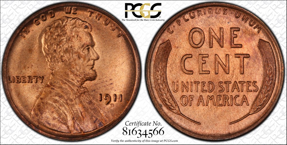 Paragon Numismatics - 1911-D Cent