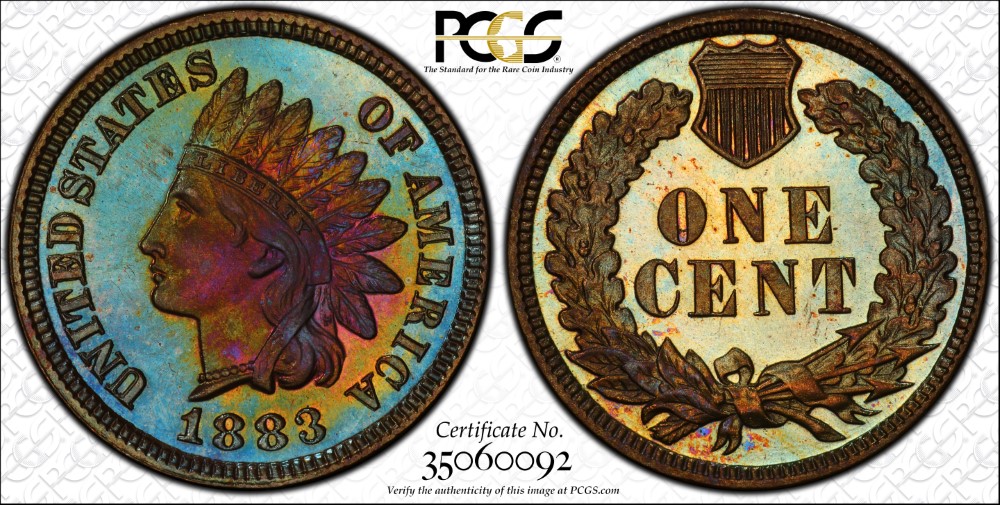 Paragon Numismatics - Copper Coin - Indian Head Copper Coin 1883